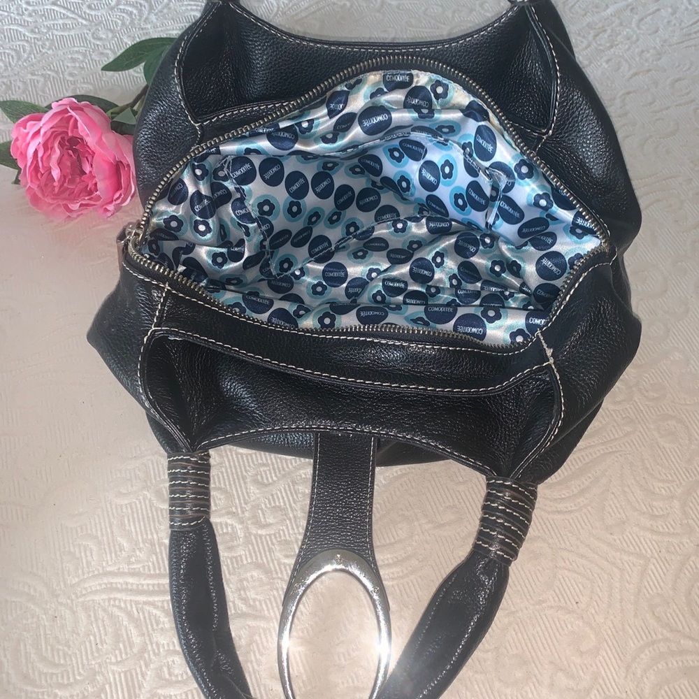 NWOT Comoditee Triple Section Centre Purse ZIP Fastening Bag Cute! Functional - Picture 11 of 11